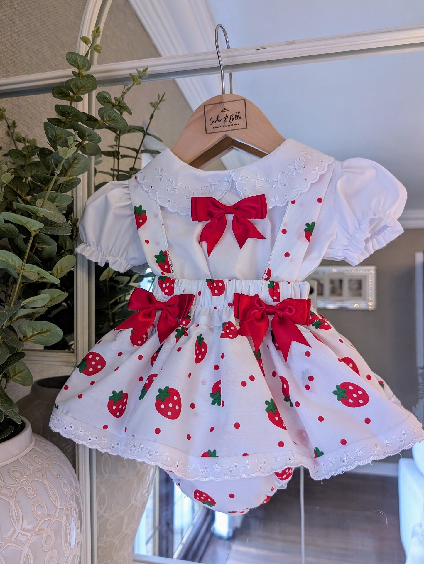 Strawberry Peplum Dress