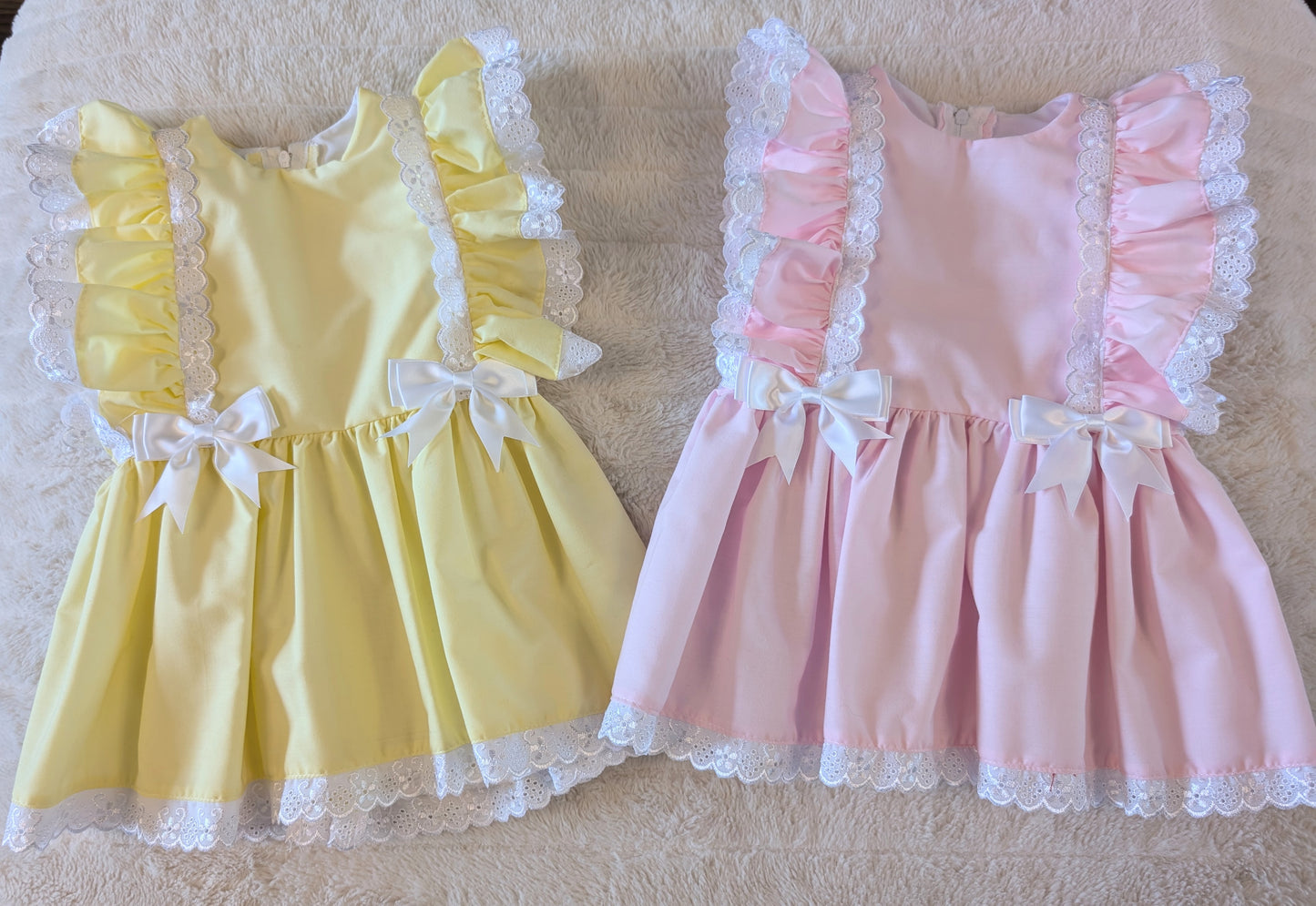 Frill Shoulder Dress Pink