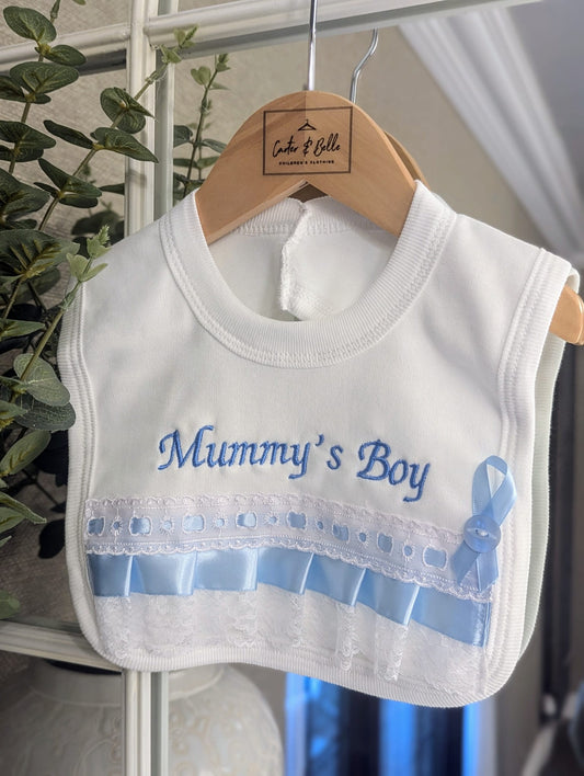 Bib Blue Mummy's Boy