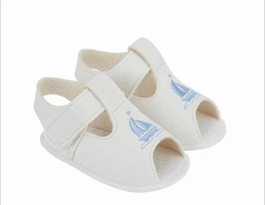 Boys White Sandal