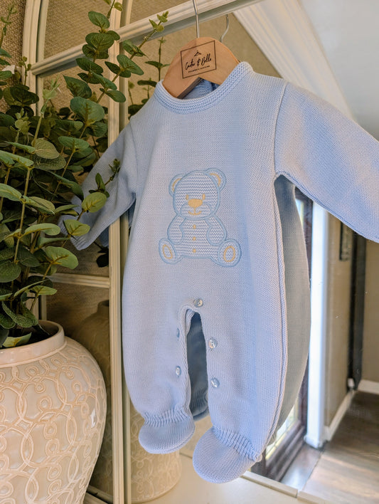 Teddy Romper Blue