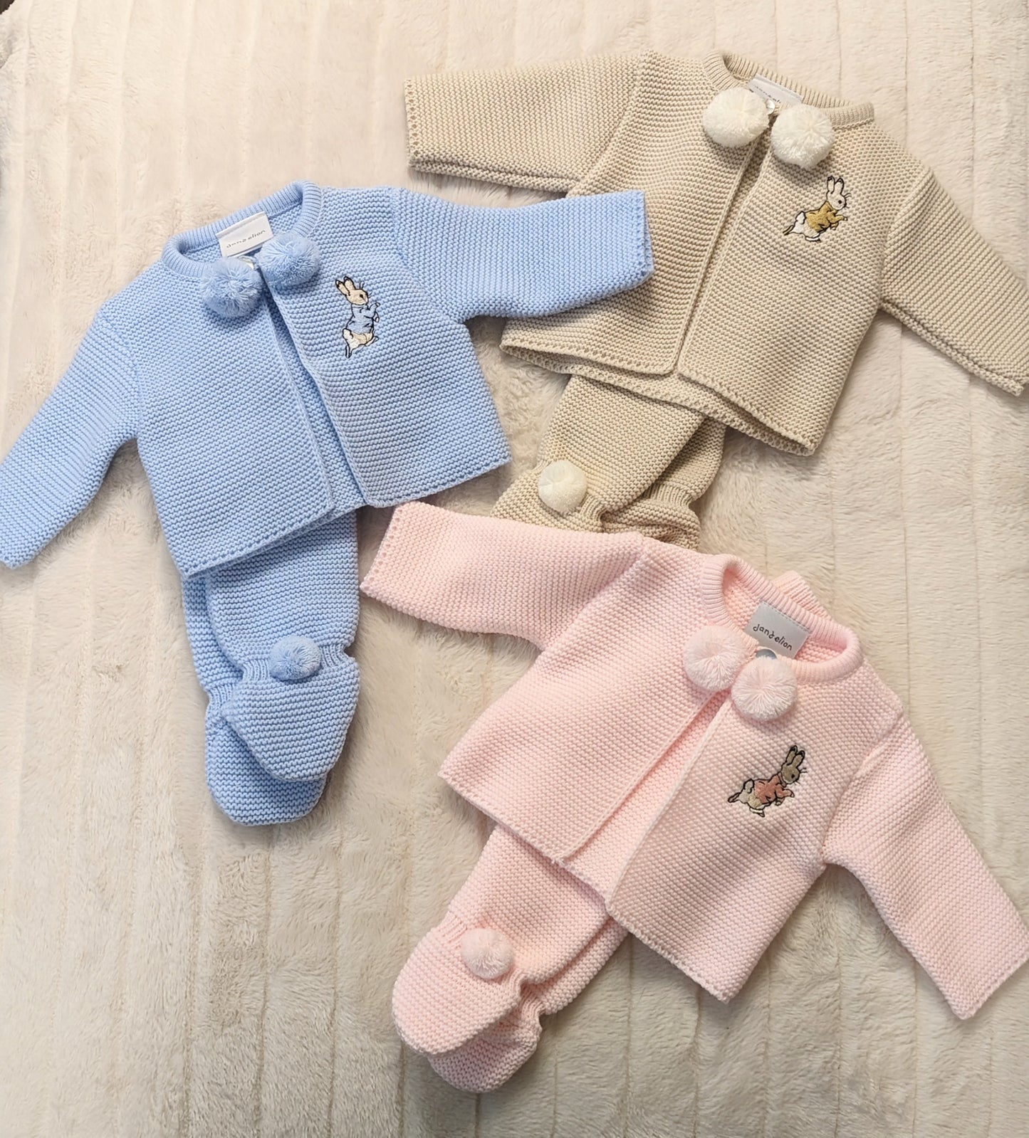 Rabbit 2 piece set Blue