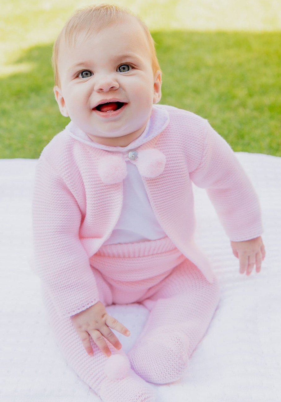 PomPom Jacket & Pants Pink