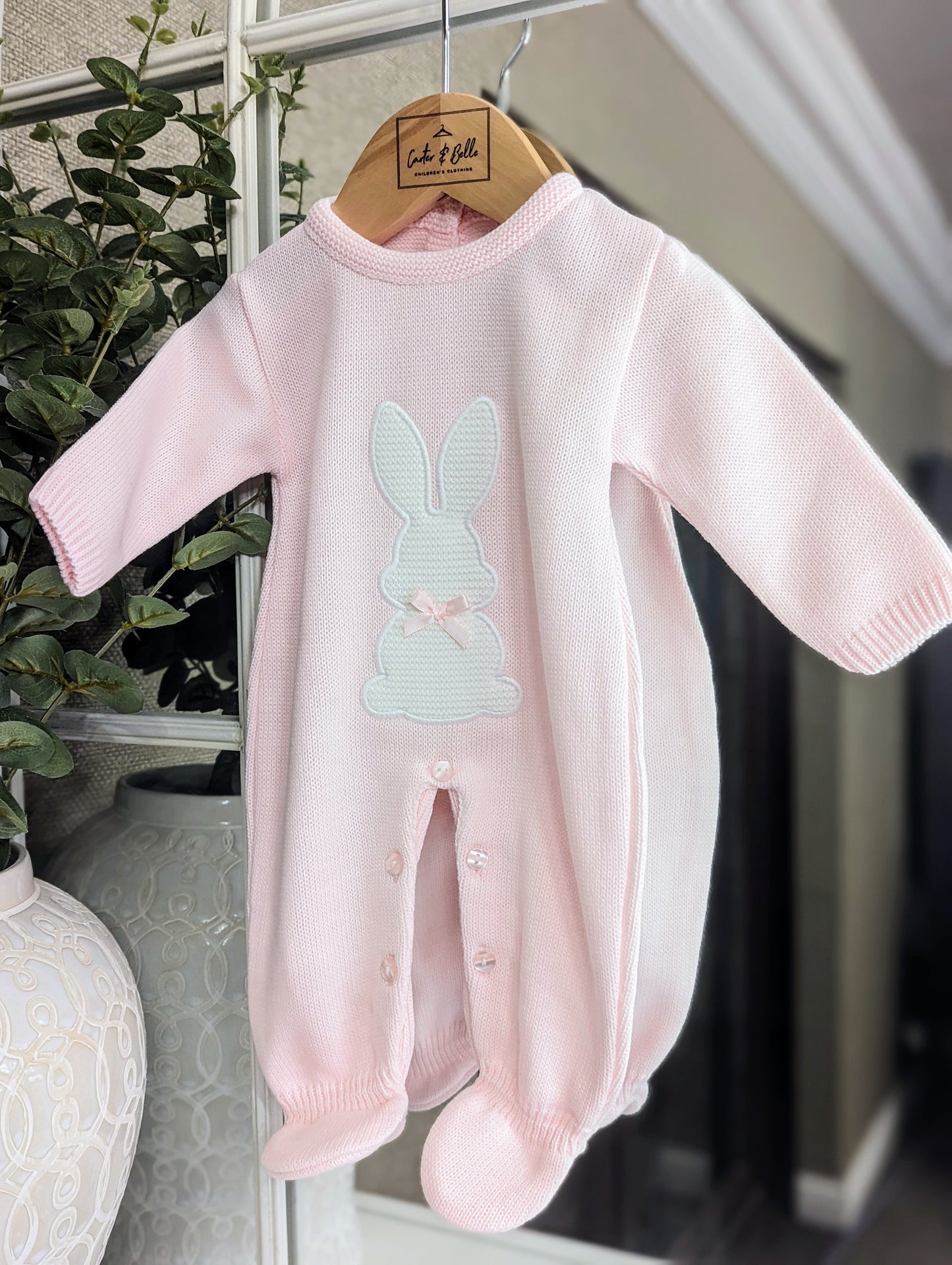 Rabbit Onesie Pink