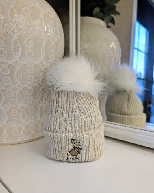 Single Pom Rabbit Hat Neutral