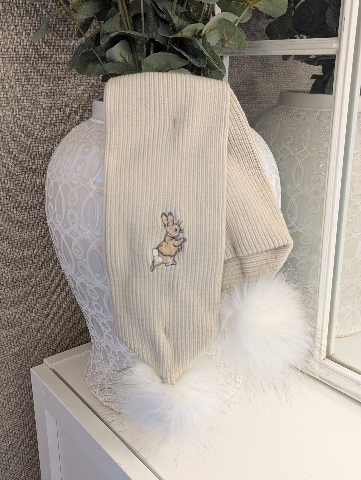 Rabbit Scarf Beige