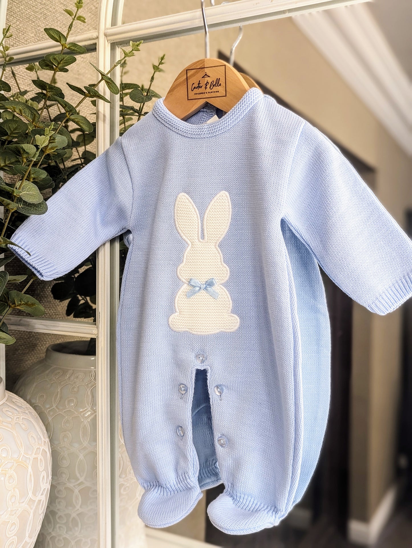 Rabbit Onesie Blue