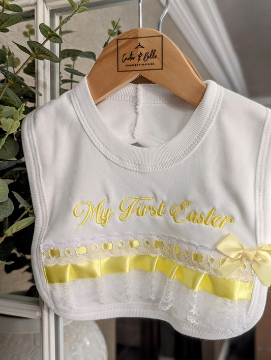 My 1st Easter Bib Yellow